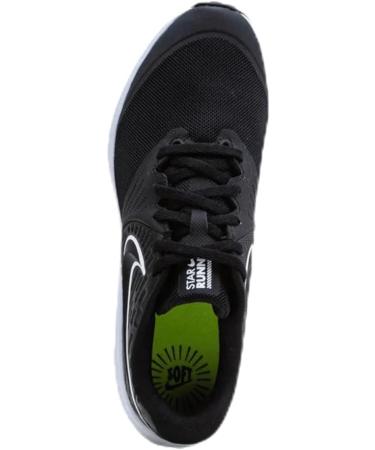 NIKE Boy's Star Runner 2 (Psv) Running Shoe 10 UK - Black/White/Volt - Size 10 Child - Buy Online on GoSupps.com