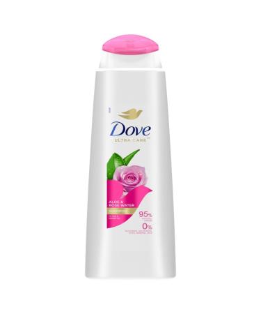 Dove Lot de 6 shampoings ultra care l'aloe vera et l'eau de rose 400 ml