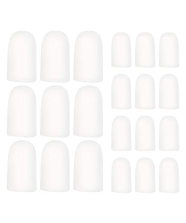 CareforYou Gel Toe Caps Silicone Toe Protectors Prevents Calluses and Blisters 40 Pack