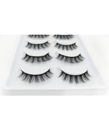 New 5 Pair 3D Imitate Mink False Eyelashe Wispy Natural Long Thick Fake Eyelashe - Buy Online on GoSupps.com