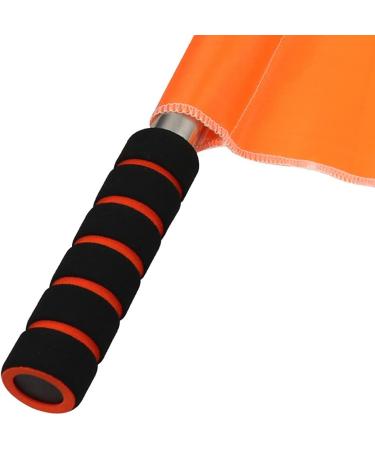 2PCS Football Referee Flags with Storage Bag - Waterproof Hand Flags for Soccer, Rugby, and Hockey Matches | 13.78x13.78inch - Buy Online on GoSupps.com