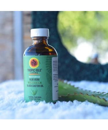 Tropic Isle Living Jamaican Black Castor Oil Conditioner Oil with Aloe Vera - 100% Pure & Natural 4 oz | For Dry Hair & Skin - Buy Online on GoSupps.com