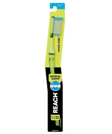 Buy Reach Crystal Clean Toothbrush - Soft Bristles Pack of 6 | International Shipping Available - Buy Online on GoSupps.com