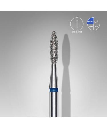 STALEKS PRO 3-Piece Cuticle Cutter Set | Flame Shape Medium Grain | 2.1 x 0.8 mm - International Shipping Available - Buy Online on GoSupps.com