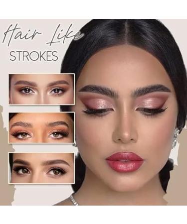 Waterproof Natural Eyebrow Pencil Precision Eyebrow Pencil Natural Fine Stroke Microblade Eyebrow Pencil Create Natural Eyebrows Easily Beautiful and Long-Lasting Waterproof Eyebrow Pencil Grey Brown - Buy Online on GoSupps.com