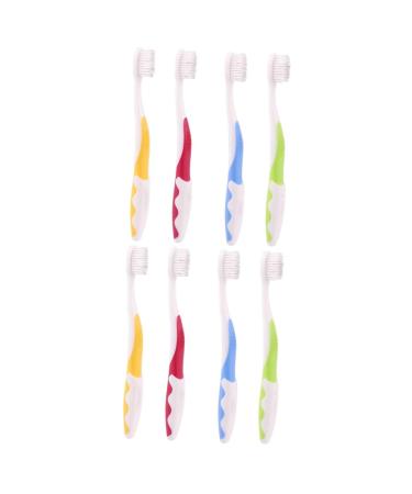 Mobestech 8 STK toothbrushes for children Children's toothbrush Infant toothbrush tongue toothbrush non -slip toothbrush baby toothbrush pearl or