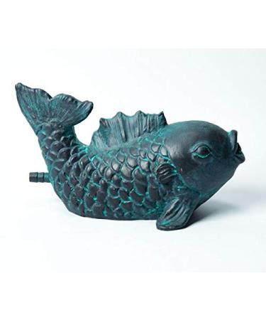 Primrose 10cm Blue Japanese Carp Fish Spout Pond Spitter Fountain Indoor Outdoor Garden Oxygenator Feature - Buy Online on GoSupps.com