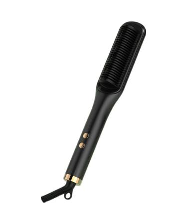 Hair Straightener Brush Portable Straightening Brush Adjustable Temperature Hair Straightening Brush Fast Heating Anti scalding for Salon and Home Reduced Styling Time