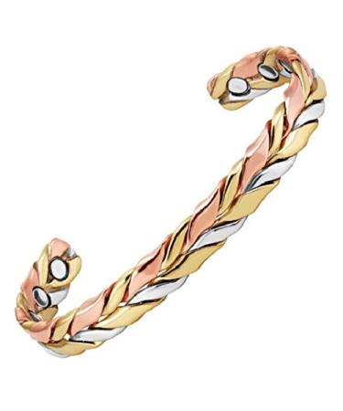 Magnetic copper bracelet with sheerazade magnet - anti -pain argument - arthritis bracelet - magnetic field therapy bracelet - magnetic hardship - energy bracelet - women's copper bracelet