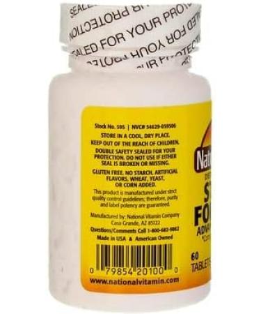 Nature's Blend Stress Formula Vitamins 60 Tabs 079854201000 - Buy Online on GoSupps.com