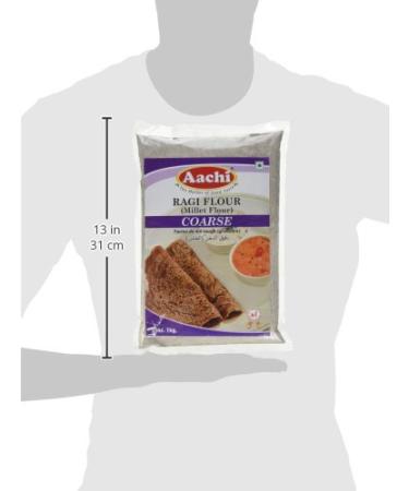 Aachi Ragi Flour (Millet Flour) 2 lb - Coarse Ground for Nutritious Baking - Buy Online on GoSupps.com