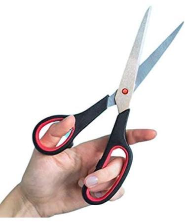 5 x Ultra Sharp Stainless Steel Scissors - Ergonomic Comfort Handles for Precision Cutting - International Shipping Available - Buy Online on GoSupps.com