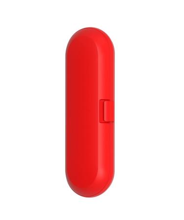 Tooth Brush Holder Universal Electric Toothbrush Case Toothbrush Storage Box Organizer Portable Travel Outdoor Electric Toothbrush Protective Cover (Color : Rojo) Red
