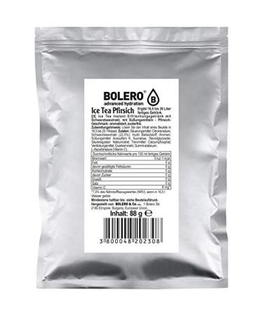 Bolero Bolero Beverages Ice Tea Drink Powder 88g Sachet (Peach Ice Tea)