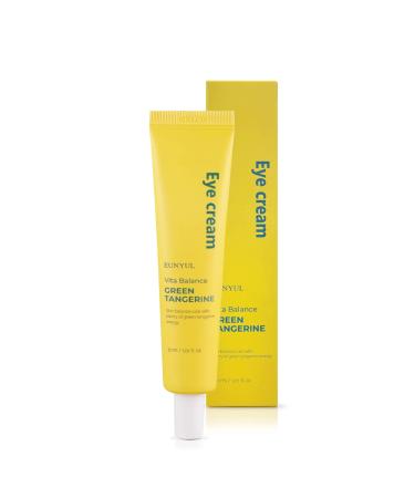 EUNYUL Vita Balance Green Tangerine Eye Cream  1.01 fl.Oz / 30ml  Vitamin C Eye Cream  Korean Cosmetics  Korean Skin Care