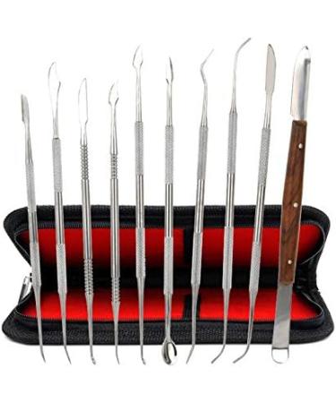 10-Piece Dental Tool Set for Wax Carving Ceramics and Sculpting Perfect for Dental Professionals and Artists - Buy Online on GoSupps.com