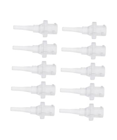 Ipetboom 10pcs Disposable Ear Lavage Tips Plastic Ear Cleaning Tools for Wax Removal Irrigation and Cleaning Tips for Adults Suitable for Home Use and Travel