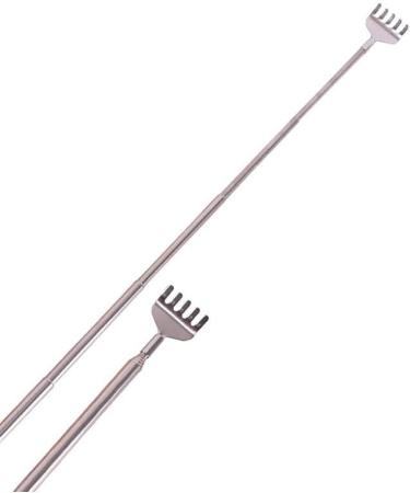 Fliyeong Telescopic Back Scratcher - Stainless Steel Bear Claw Handle for Itch Relief | International Shipping - Buy Online on GoSupps.com