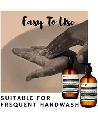 Aesop Reverence and Resurrection Aromatique Handwash Duo Set - 500ml, Essential Botanical Extracts, Bergamot Mandarin Rind, Gentle Exfoliating Gel for Refreshed Skin - Buy Online on GoSupps.com