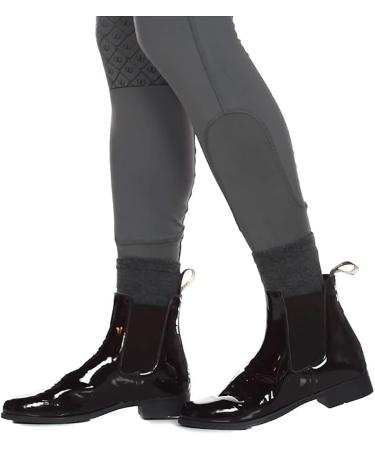 Ovation Women's Equestrian Leather Ankle Jod Boots - Black, Size 7.5 - Buy Online on GoSupps.com