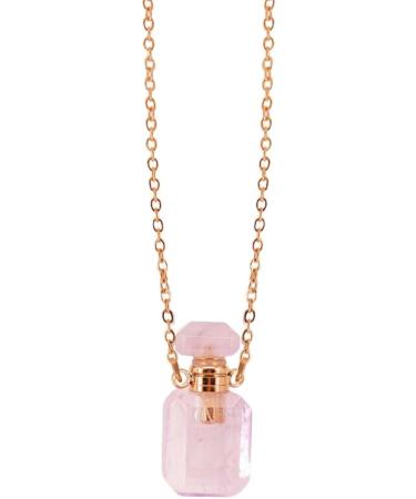 Elegant Oil Diffuser Bottle Pendant Necklace - Stainless Steel Choker for Women | Aromatherapy Jewelry - Buy Online on GoSupps.com