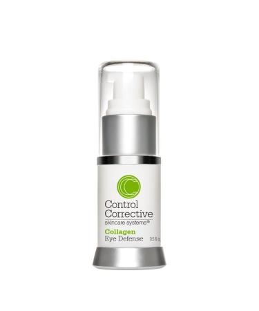 CONTROL CORRECTIVE Collagen Eye Defense.5 Oz - Soothing & Hydrating Eye Cream  All Skin Types  Lightweight  Elastin  Wheat Germ  Hyaluronic Acid  Skin Brighteners Restore Smoothing To Delicate Areas