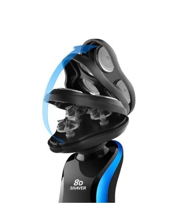 Triad Multifunction Razor 8 D Washed Plug-in Standard Blue Beard