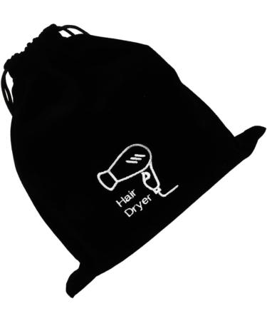 Baluue 3pcs Flannel Hair Dryer Bag Hairdryer Bag Hair Dryer Carrying Bags Hair Tools Travel Bag Travel Bags 26.00X23.00X0.50CMx3pcs Blackx3pcs - Buy Online on GoSupps.com
