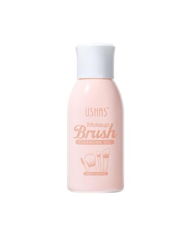 Makeup Brush Cleaner Makeup Brush Cleansing Gel Cleansing Gel for Makeup Brushes & Makeup Puffs Make Up Brush Cleansers Solution Makeup Cleaner for Makeup Brushes White