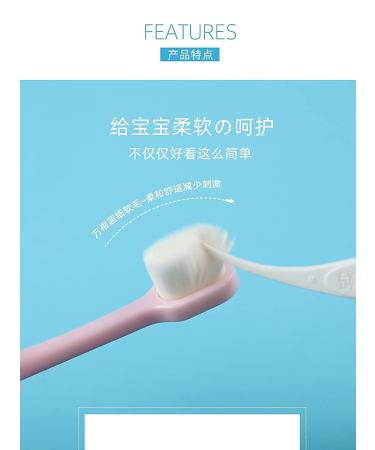 Buy 3 Pieces Kids Soft Toothbrush Set - Cartoon Elephant Manual Toothbrush for Ages 2-10 - Yellow Pink Blue | International Shipping Available - Buy Online on GoSupps.com