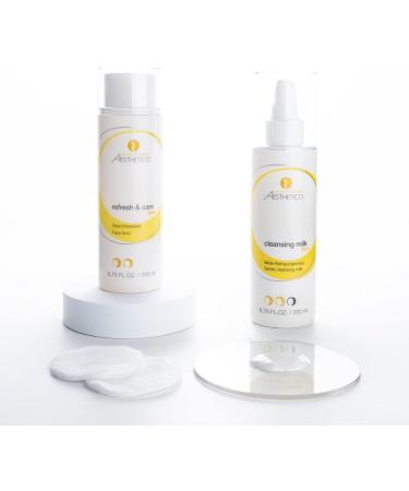 Aesthetico Refresh & Care Face Water - 200ml | Cooling & Calming Cleansing Finish for All Skin Types | Strengthens Acid Protection - Buy Online on GoSupps.com