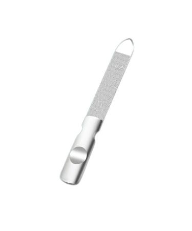 Dajidafu Nail File Home Simple Universal Adults Small Sanding Strip Stainless Steel Double Sided Nails Art Pedicure Rasp Tool Type 1