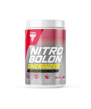 Trec nutrition nitrobolon energy 1 Pack x 600g - pre workout - creatine - amino acid: bcaa taurin and arginine - no supplement - caffeine - energy (tropical)