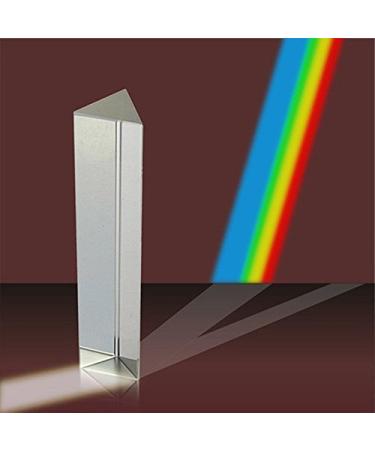Amlong Crystal 8 Optical Glass Triangular Prism for Light Spectrum Physics and Photography - 200mm - Buy Online on GoSupps.com
