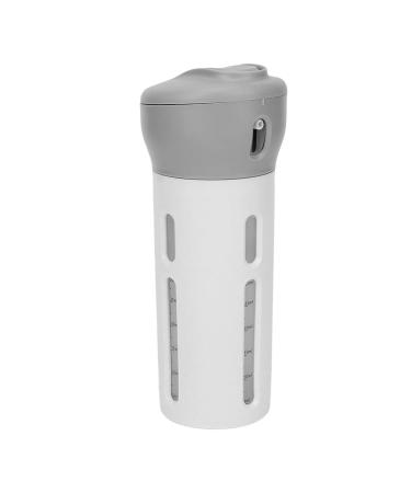 4-in-1 Leak-Proof Travel Bottles - Portable Transparent Dispenser for Shampoo & Conditioner (Gray) | International Shipping Available - Buy Online on GoSupps.com
