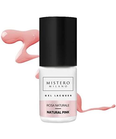 Mistero Milano Soak Off UV LED Pink Gel Nail Polish Natural pink (9424) 6 ml Durable gel lacquer for professionals