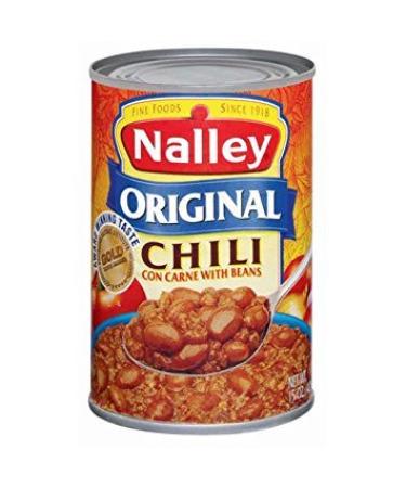 Nalley, Canned Chili, 15oz Can (Pack of 6) (Choose Flavors Below) (Original Chili Con Carne With Beans)
