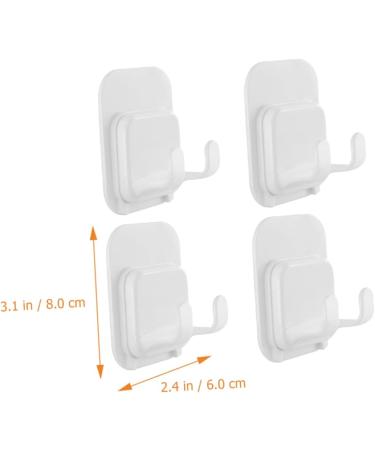 Housoutil 12 PTH Hook Insert - Adhesive Razor Hanger for Bathroom | Sticky Hooks & Holders for Drying Razors - Buy Online on GoSupps.com
