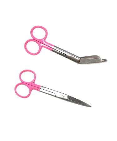 Nursing Scissors Set WITH ENGRAVING - Nurse Accessories - Gift (Pink)