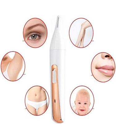 Buy Multifunctional USB Rechargeable Eyebrow Trimmer - Portable Electric Hair Removal for Travel & Work - Buy Online on GoSupps.com