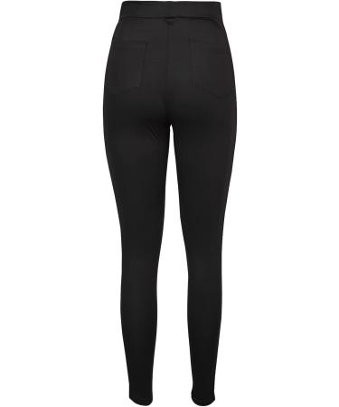 BFAFEN High Waisted Workout Leggings with Pockets for Women | Butt Lifting Yoga Pants | Mesh Lace Patchwork | Black, Large - Buy Online on GoSupps.com