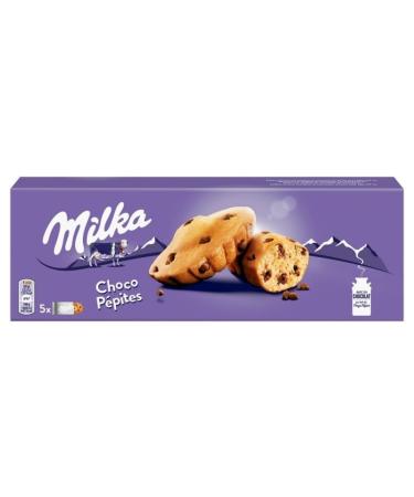G n rique Milka Choco Twist Soft Biscuit with Fondant Chocolate Filling - Pack of 140 g Sweet Grocery - Madeleines Cakes and Soft Pastries - Set of 4