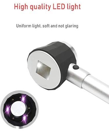 Magnifying Glasses Vision aids Handheld 45x Magnifying Glass HD with Graduated Portable Magnifying Glass Stationery Office Supplies 1PCS Better Life - Buy Online on GoSupps.com