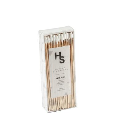 60 Pieces Pipe Stix - Double Purpose Cotton & Flat Lace Design for Efficient Cleaning & Improved Air Flow | Multi-Purpose Device Maintenance - Buy Online on GoSupps.com