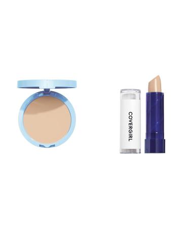 COVERGIRL Clean Matte Pressed Powder Oil Control Powder 1 container 35 Fl Oz Face Powder & Smoothers Concealer - Packaging May Vary Light - 710 4 g (Pack of 1)