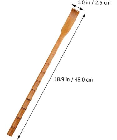 Frcolor Long Handle Back Scratcher - Foldable Wooden Massager for Itching Relief Scratchy Tool for Comfortable Tickling - International Shipping Available - Buy Online on GoSupps.com