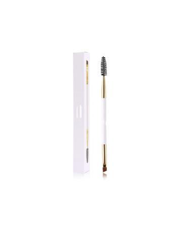 Double-Headed Rose Gold Eyebrow & Eyelash Curl Brush - Dual-Purpose Makeup Tool | International Shipping Available - Buy Online on GoSupps.com