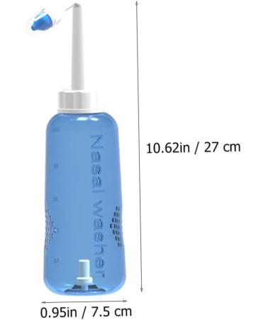 Healeved 500ml Nasal Rinse Bottle Set - Sinus Rinse Irrigator for Nasal Cleaning - Household Cleaner - Plastic Irrigation Bottle - 2pcs - Buy Online on GoSupps.com