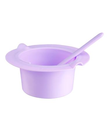 Rumyve 2 set Wax Heater Silicone Lined Silicone Wax Pot Inserted Reusable Silicone Wax Warm Lining with Stir Stick