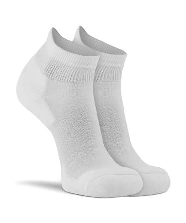 Fox River Non-Binding Socks for Men and Women with Moisture-Wicking Fabric  Eases Circulation 16 White
